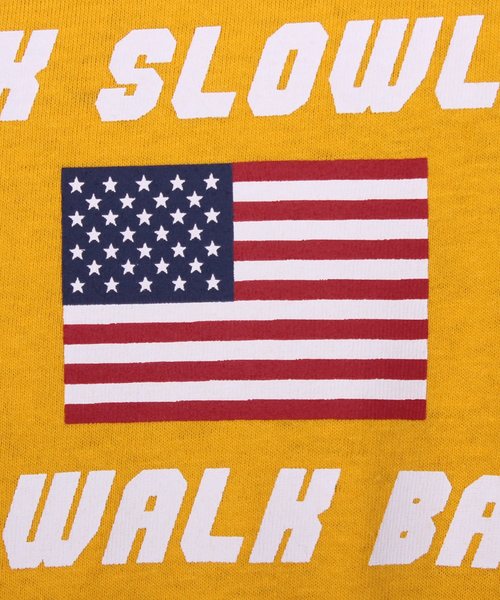 ８(eight)（エイト）の「切替 ロゴ ビッグTシャツ（Tシャツ/カットソー・メンズ・ホワイト/イエロー/ネイビー・MEDIUM/LARGE）」の22枚目の写真