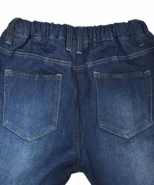 MinoriTY（マイノリティ）の「スウェットダメージデニムパンツ（デニムパンツ・メンズ・サックスブルー/インディゴブルー・S/M/L/XL）」の10枚目の写真