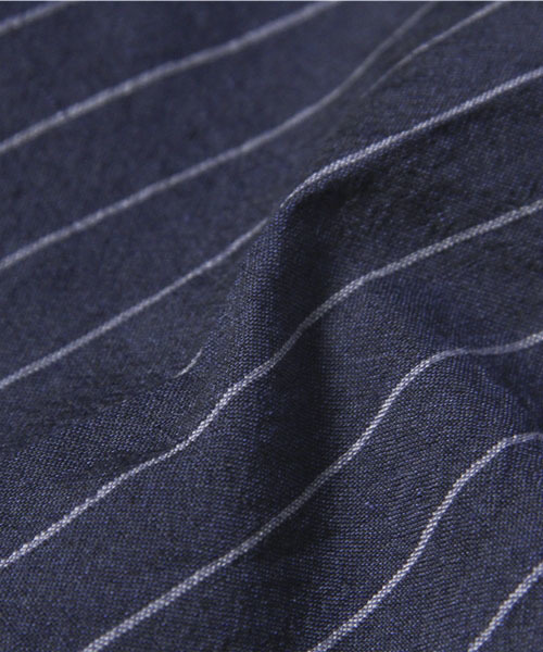 UNITED ARROWS（ユナイテッドアローズ）の「WHITE LABEL ストライプワイドパンツ（13ss pp）◆（スラックス・メンズ・ネイビー・42/44/46/48/50/52）」の11枚目の写真