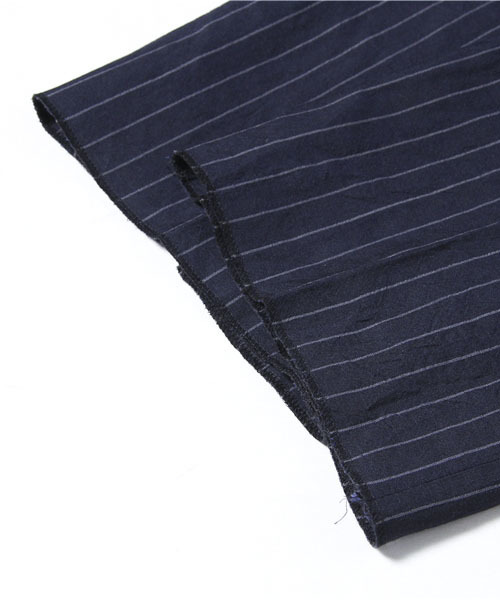 UNITED ARROWS（ユナイテッドアローズ）の「WHITE LABEL ストライプワイドパンツ（13ss pp）◆（スラックス・メンズ・ネイビー・42/44/46/48/50/52）」の10枚目の写真