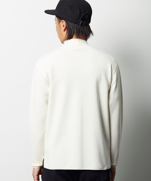 Snow Peak（スノーピーク）の「タートルネックロングスリーブニット（ニット/セーター・メンズ・杢グレー/ブラック/ホワイト・SMALL/1/X-LARGE/MEDIUM/LARGE）」の7枚目の写真