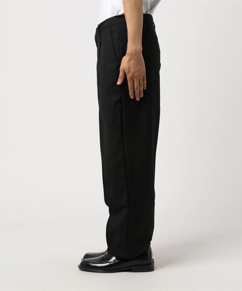 NOT CONVENTIONAL（ノットコンベンショナル）の「NOTCONVENTIONAL/T/R tapered pant（その他パンツ・メンズ・ブラック・1/2）」の2枚目の写真