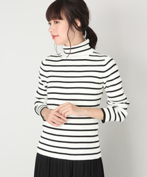 LOWRYS FARM | １２Ｇリブタートルプルオーバー　806849(ニット/セーター)