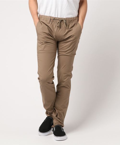 Ranch standard(ランチスタンダード)の「【Ranch standard】 RA18-005 ストレッチポプリン イージーパンツ(チノパンツ・メンズ・ブラック/ベージュ/ネイビー/オリーブ・2/3)」の2枚目の写真