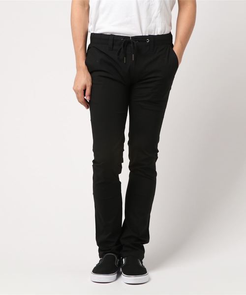 Ranch standard(ランチスタンダード)の「【Ranch standard】 RA18-005 ストレッチポプリン イージーパンツ(チノパンツ・メンズ・ブラック/ベージュ/ネイビー/オリーブ・2/3)」の1枚目の写真