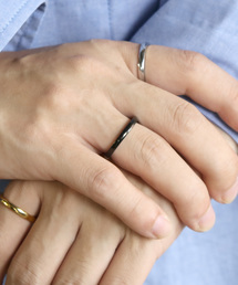【YArKA/ヤーカ】stainless series simple2mm ring/ステンレスシンプル2ミリリング