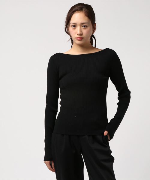 CASA FLINE（カーサフライン）の「アップサイクルデコルテニット