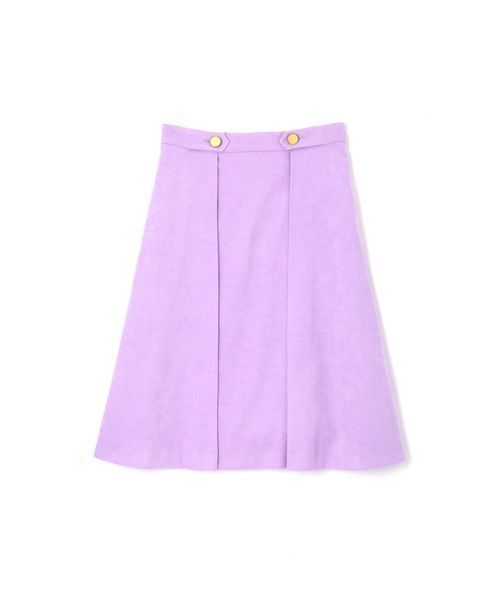 NATURAL BEAUTY BASIC（ナチュラルビューティーベーシック）の「ピーチタックフレアスカート（スカート・レディース・ベージュ/ラベンダー/ネイビー・SMALL/MEDIUM）」の15枚目の写真