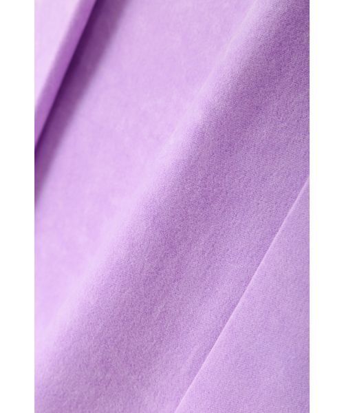 NATURAL BEAUTY BASIC（ナチュラルビューティーベーシック）の「ピーチタックフレアスカート（スカート・レディース・ベージュ/ラベンダー/ネイビー・SMALL/MEDIUM）」の4枚目の写真