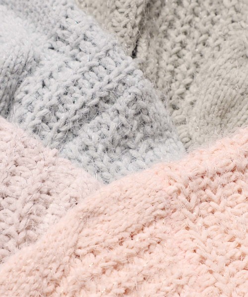 one after another NICE CLAUP(ワンアフターアナザーナイスクラップ)の「モールキラキラカーディガン(カーディガン/ボレロ・レディース・アイボリー/グリーン系その他/ミント/ピンク系その他・FREE)」の16枚目の写真