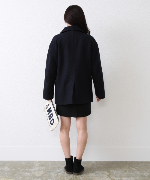 coen（コーエン）の「メルトンドルマンPコート（ピーコート・レディース・ダークグレー/ネイビー/ワイン・MEDIUM/LARGE）」の5枚目の写真