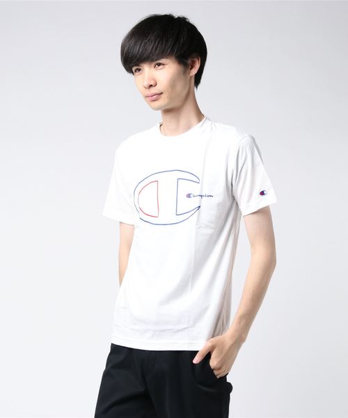 Champion(チャンピオン)の「【Champion/チャンピオン】メンズ TRAINING Tシャツ(Tシャツ/カットソー・メンズ・レッド/チャコール/ホワイト/ネイビー/ダークグリーン/グレー・LARGE/MEDIUM/X-LARGE)」の2枚目の写真