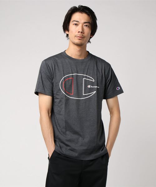 Champion(チャンピオン)の「【Champion/チャンピオン】メンズ TRAINING Tシャツ(Tシャツ/カットソー・メンズ・レッド/チャコール/ホワイト/ネイビー/ダークグリーン/グレー・LARGE/MEDIUM/X-LARGE)」の3枚目の写真
