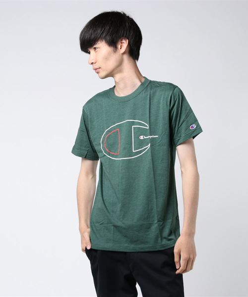 Champion(チャンピオン)の「【Champion/チャンピオン】メンズ TRAINING Tシャツ(Tシャツ/カットソー・メンズ・レッド/チャコール/ホワイト/ネイビー/ダークグリーン/グレー・LARGE/MEDIUM/X-LARGE)」の4枚目の写真