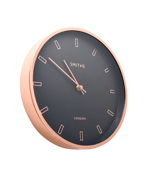 SMITHSレトロウォールクロック ブラウン イギリスSmiths Clocks（スミスクロック）レトロウォール