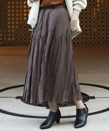 【ウエストゴム】ギャザースカート