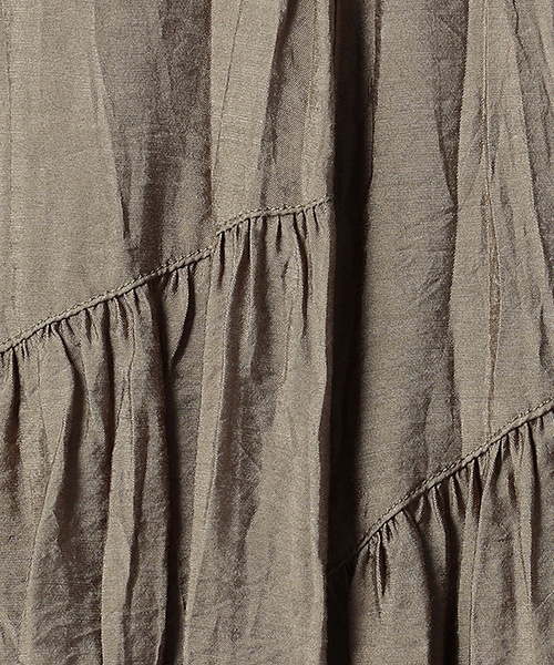 COMME CA ISM（コムサイズム）の「【ウエストゴム】ギャザースカート（スカート・レディース・ネイビー/ベージュ/ダークブラウン/イエロー/カーキ・SMALL/MEDIUM/LARGE/X-LARGE）」の18枚目の写真