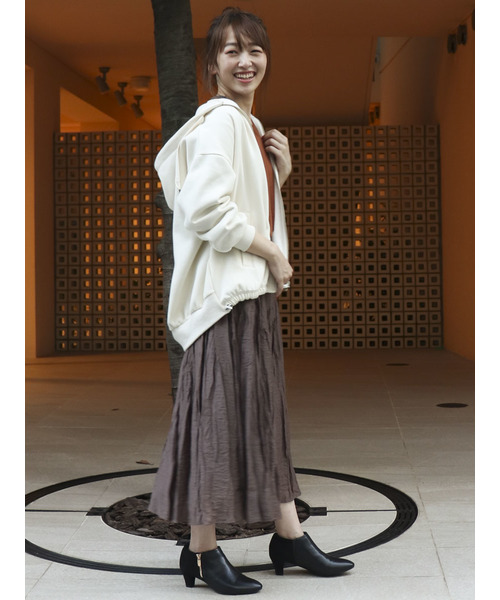 COMME CA ISM（コムサイズム）の「【ウエストゴム】ギャザースカート（スカート・レディース・ネイビー/ベージュ/ダークブラウン/イエロー/カーキ・SMALL/MEDIUM/LARGE/X-LARGE）」の7枚目の写真