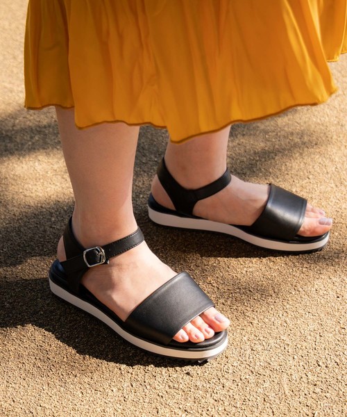 WEGO（ウィゴー）の「WEGO/フラットサンダル（サンダル・レディース・ブラック/シルバー/その他1/その他2・LARGE/MEDIUM）」の6枚目の写真