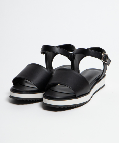 WEGO（ウィゴー）の「WEGO/フラットサンダル（サンダル・レディース・ブラック/シルバー/その他1/その他2・LARGE/MEDIUM）」の7枚目の写真