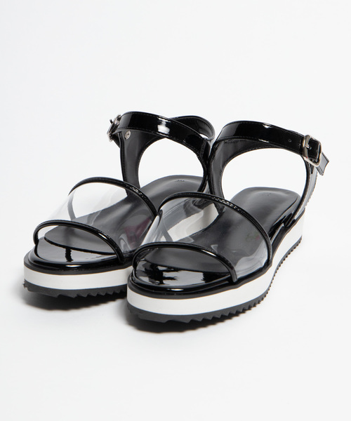 WEGO（ウィゴー）の「WEGO/フラットサンダル（サンダル・レディース・ブラック/シルバー/その他1/その他2・LARGE/MEDIUM）」の9枚目の写真