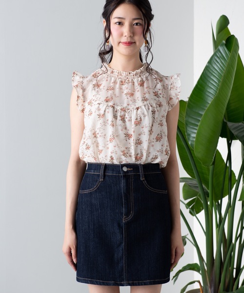 WEGO（ウィゴー）の「WEGO/インディゴデニムタイトミニスカート（デニムスカート・レディース・ダークインディゴブルー・SMALL/MEDIUM/LARGE/X-SMALL）」の5枚目の写真