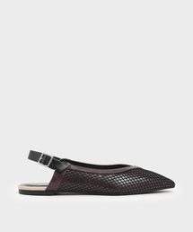 CHARLES & KEITH | ポインテッドトゥ ボウミュール / Pointed Toe Bow Mules(サンダル)