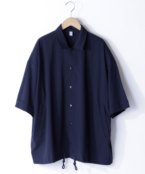 MONO-MART(モノマート)の「ルーズシルエットコーチシャツJKT(その他アウター・メンズ・ブラック/ベージュ/ネイビー/グレー/グレー系その他/ブラウン系その他/ブラック系その他2/グレー系その他2・FREE)」の8枚目の写真