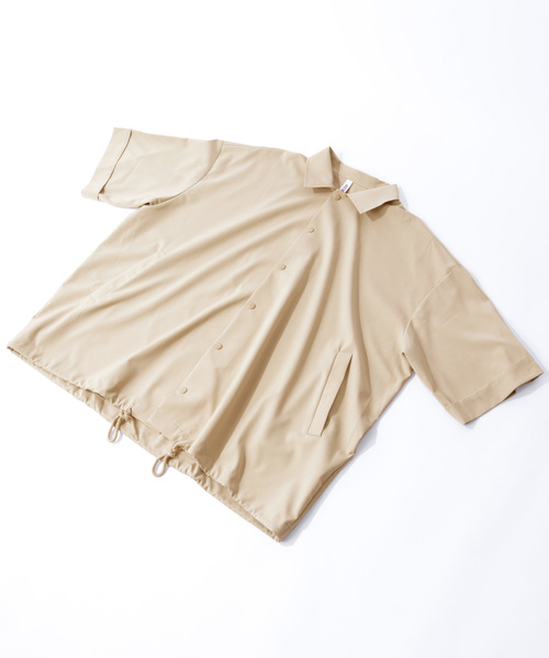 MONO-MART(モノマート)の「ルーズシルエットコーチシャツJKT(その他アウター・メンズ・ブラック/ベージュ/ネイビー/グレー/グレー系その他/ブラウン系その他/ブラック系その他2/グレー系その他2・FREE)」の9枚目の写真