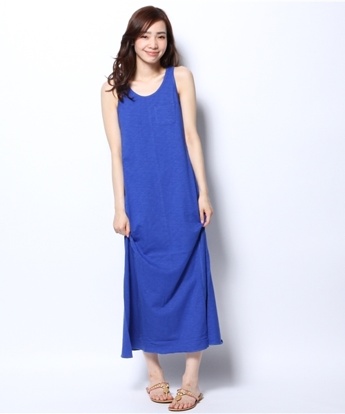 B:MING by BEAMS（ビーミングバイビームス）の「○ビーミング by ビームス / スラブ天竺マキシワンピース（ワンピース・レディース・ライトグレー/ブルー/その他1・MEDIUM/SMALL）」の15枚目の写真