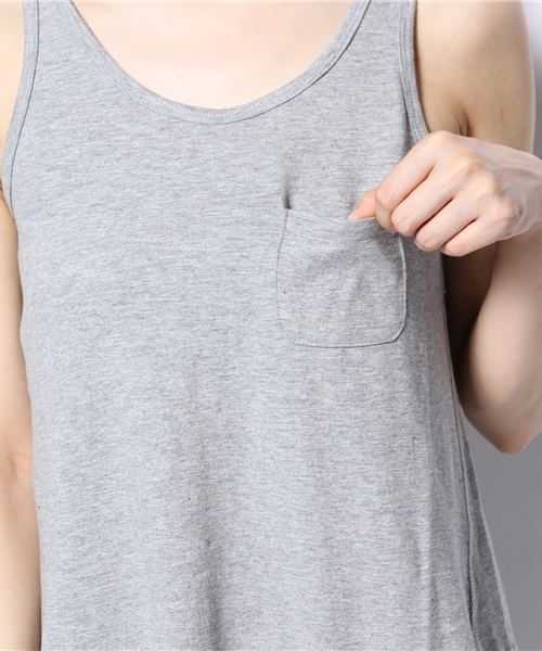 B:MING by BEAMS（ビーミングバイビームス）の「○ビーミング by ビームス / スラブ天竺マキシワンピース（ワンピース・レディース・ライトグレー/ブルー/その他1・MEDIUM/SMALL）」の8枚目の写真