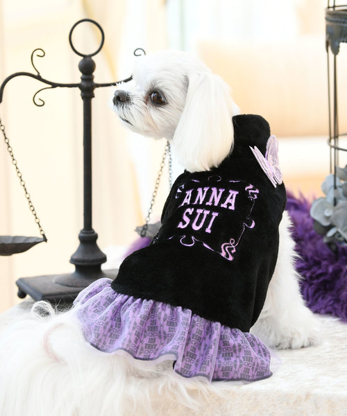セール Anna Sui アナ Sui アナ スイ フリースワンピース 犬服 ドッグウェア ペットグッズ Anna ペットグッズ Anna Sui アナスイ のファッション