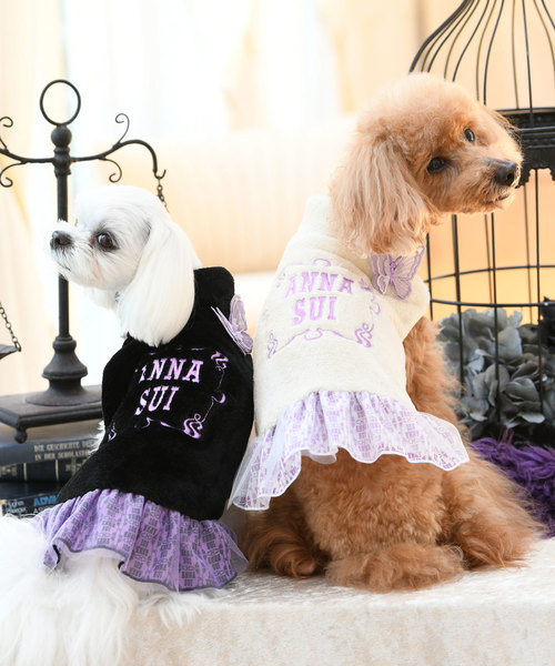 セール Anna Sui アナ Sui アナ スイ フリースワンピース 犬服 ドッグウェア ペットグッズ Anna ペットグッズ Anna Sui アナスイ のファッション