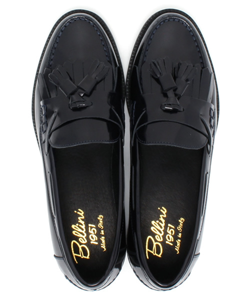 Ray BEAMS（レイビームス）の「BELLINI / タッセル ローファー（ドレスシューズ・レディース・ホワイト/ネイビー・37/36/35/39/38）」の2枚目の写真