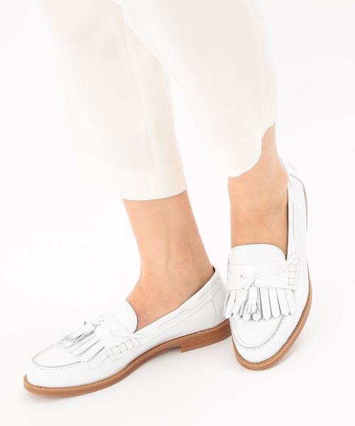 Ray BEAMS（レイビームス）の「BELLINI / タッセル ローファー（ドレスシューズ・レディース・ホワイト/ネイビー・37/36/35/39/38）」の13枚目の写真