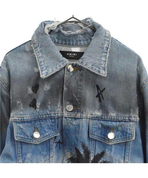 ブランド古着】デニムトラックジャケット(デニムジャケット)|AMIRI ブランド古着】デニムトラックジャケット(デニムジャケット)|AMIRI
