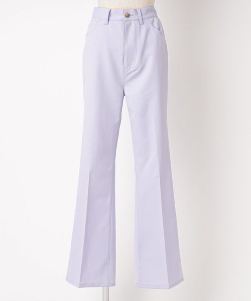 one after another NICE CLAUP(ワンアフターアナザーナイスクラップ)の「ブーツカット美シルエットパンツ(その他パンツ・レディース・ネイビー/サックスブルー/ラベンダー・SMALL/MEDIUM)」の15枚目の写真