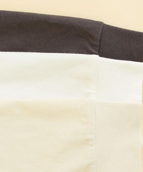 BEAUTY&YOUTH UNITED ARROWS（ビューティーアンドユースユナイテッドアローズ）の「BY∴ コットンワイドサイドスリットロングスリーブTシャツ о（Tシャツ/カットソー・レディース・ダークグレー/クリーム/ホワイト/ベージュ・FREE）」の6枚目の写真