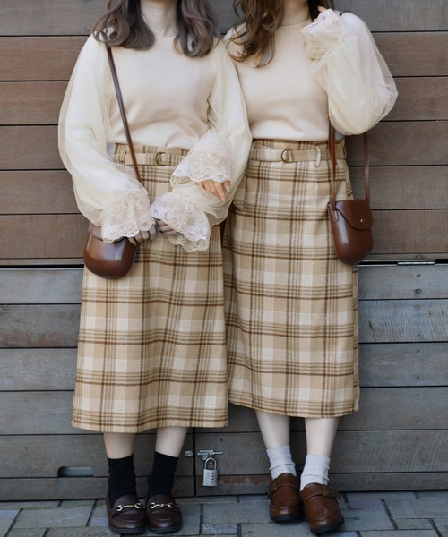 PairPair（ペアペア）の「シアー袖バックリボンニット（ニット/セーター・レディース・アイボリー/ブラック/モカ・FREE）」の10枚目の写真