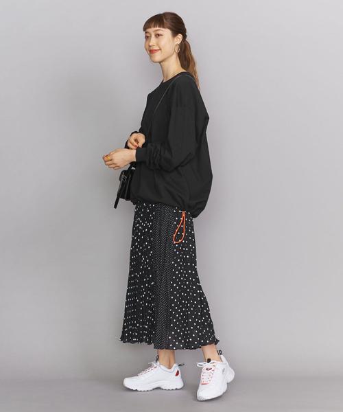 VOTE MAKE NEW CLOTHES（ボートメイクニュークローズ）の「【別注】＜VOTE MAKE NEW CLOTHES＞∴ドローコードロングスリーブTシャツо（Tシャツ/カットソー・レディース・ホワイト/ブラック・FREE）」の13枚目の写真