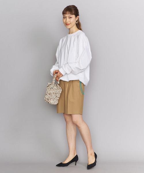 VOTE MAKE NEW CLOTHES（ボートメイクニュークローズ）の「【別注】＜VOTE MAKE NEW CLOTHES＞∴ドローコードロングスリーブTシャツо（Tシャツ/カットソー・レディース・ホワイト/ブラック・FREE）」の11枚目の写真