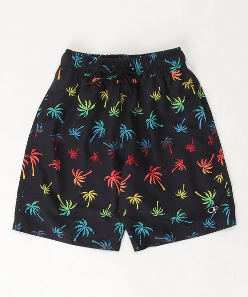 Ocean Pacific（オーシャンパシフィック）の「キッズビーチトランクス水着  560406（水着・キッズ・ブラック/ホワイト・160cm/150cm/140cm/120cm/130cm/100cm/110cm）」の2枚目の写真