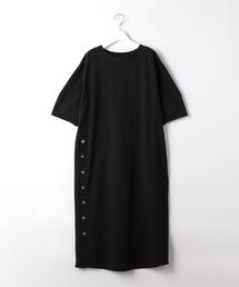 EMMEL REFINES | SMF サイドボタン ワンピース(ワンピース)