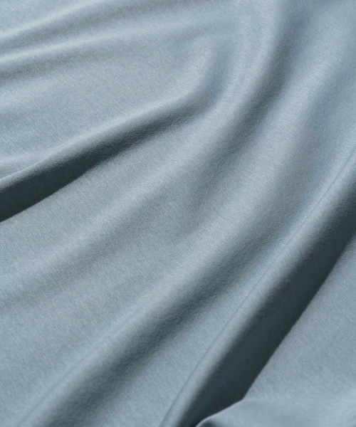 MAISON SPECIAL（メゾンスペシャル）の「《ユニセックスアイテム》NORITAKE/ノリタケ スムースプライムオーバーTシャツ【MAISON SPECIAL/メゾンスペシャル】（Tシャツ/カットソー・メンズ・チャコールグレー/ブラック/ベージュ/オフホワイト/オレンジ/ブルー/グリーン・1/2/3）」の9枚目の写真