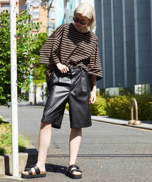 MAISON SPECIAL（メゾンスペシャル）の「《ユニセックスアイテム》NORITAKE/ノリタケ スムースプライムオーバーTシャツ【MAISON SPECIAL/メゾンスペシャル】（Tシャツ/カットソー・メンズ・チャコールグレー/ブラック/ベージュ/オフホワイト/オレンジ/ブルー/グリーン・1/2/3）」の20枚目の写真