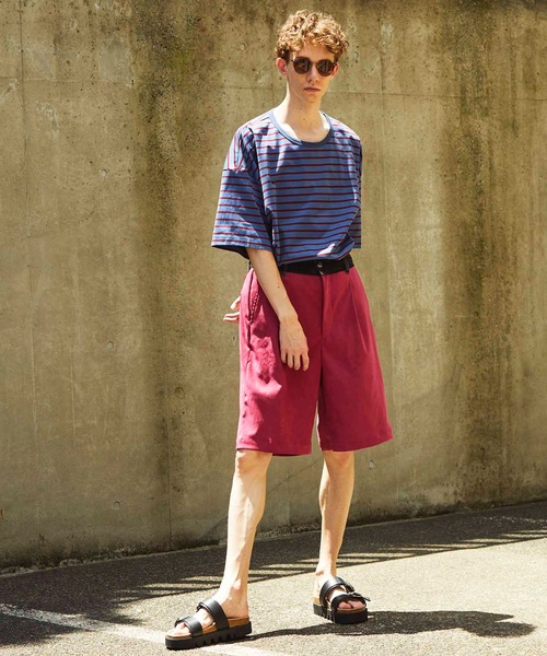 MAISON SPECIAL（メゾンスペシャル）の「《ユニセックスアイテム》NORITAKE/ノリタケ スムースプライムオーバーTシャツ【MAISON SPECIAL/メゾンスペシャル】（Tシャツ/カットソー・メンズ・チャコールグレー/ブラック/ベージュ/オフホワイト/オレンジ/ブルー/グリーン・1/2/3）」の16枚目の写真