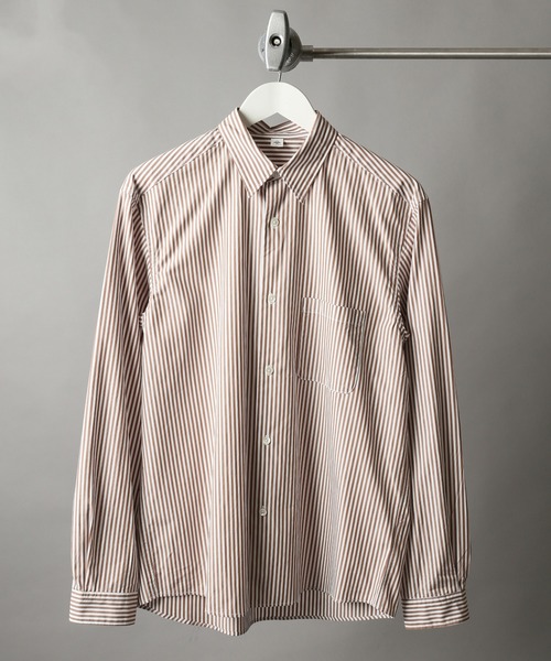 JOURNAL STANDARD relume(ジャーナルスタンダード レリューム)の「【HOUSE HOLD / ハウスホールド】レギュラーシャツ(シャツ/ブラウス・メンズ・ブルー/ホワイト/ブラウン・1/3/2/5/4)」の3枚目の写真