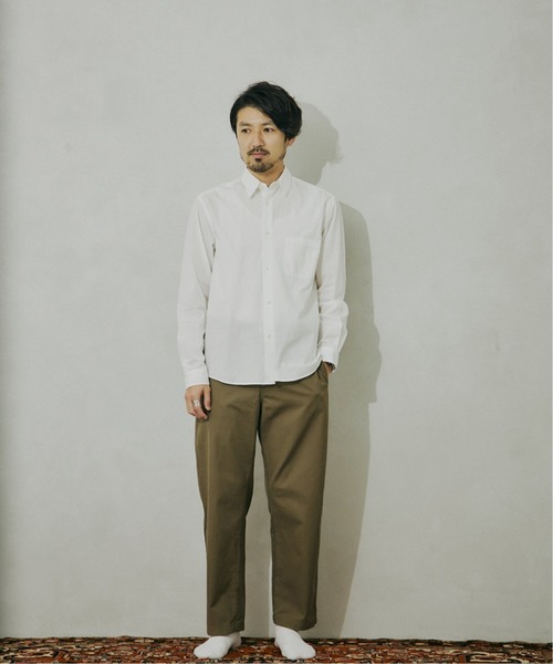 JOURNAL STANDARD relume(ジャーナルスタンダード レリューム)の「【HOUSE HOLD / ハウスホールド】レギュラーシャツ(シャツ/ブラウス・メンズ・ブルー/ホワイト/ブラウン・1/3/2/5/4)」の21枚目の写真