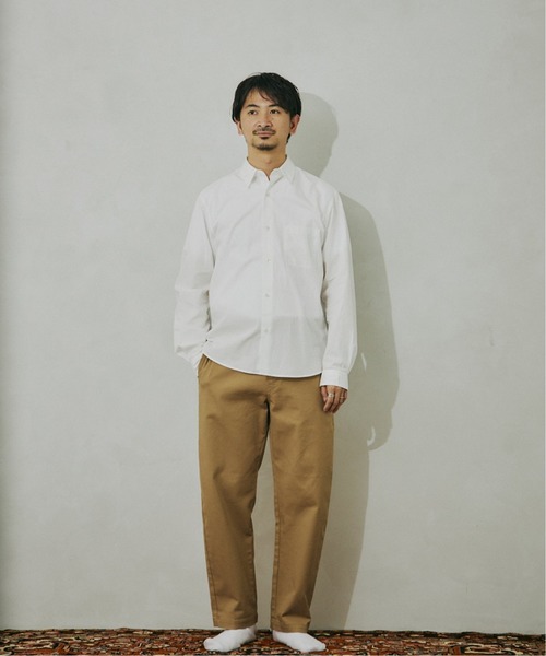 JOURNAL STANDARD relume(ジャーナルスタンダード レリューム)の「【HOUSE HOLD / ハウスホールド】レギュラーシャツ(シャツ/ブラウス・メンズ・ブルー/ホワイト/ブラウン・1/3/2/5/4)」の22枚目の写真