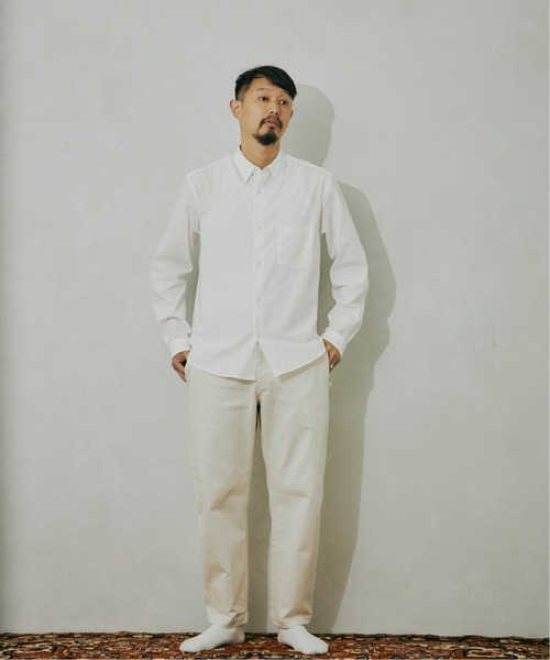 JOURNAL STANDARD relume(ジャーナルスタンダード レリューム)の「【HOUSE HOLD / ハウスホールド】レギュラーシャツ(シャツ/ブラウス・メンズ・ブルー/ホワイト/ブラウン・1/3/2/5/4)」の14枚目の写真